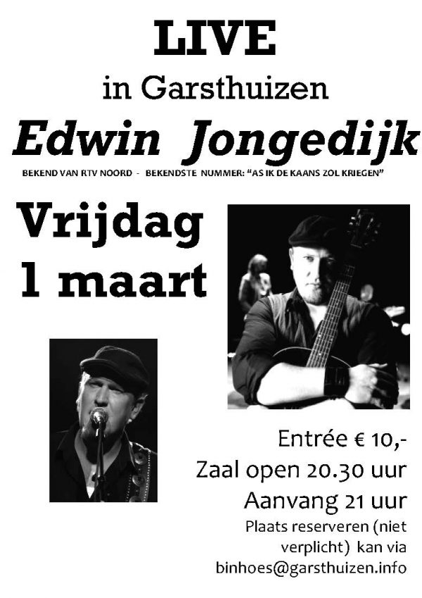 Edwin Jongedijk in Garsthuizen