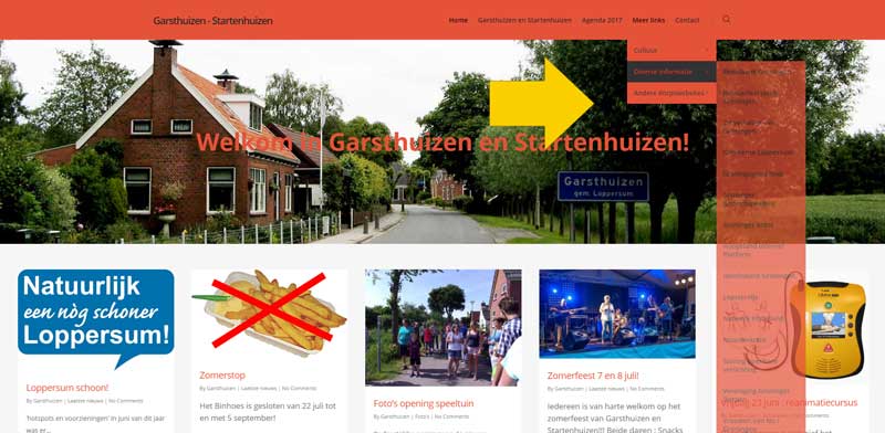 Leuke links op de website van Garsthuizen en Startenhuizen