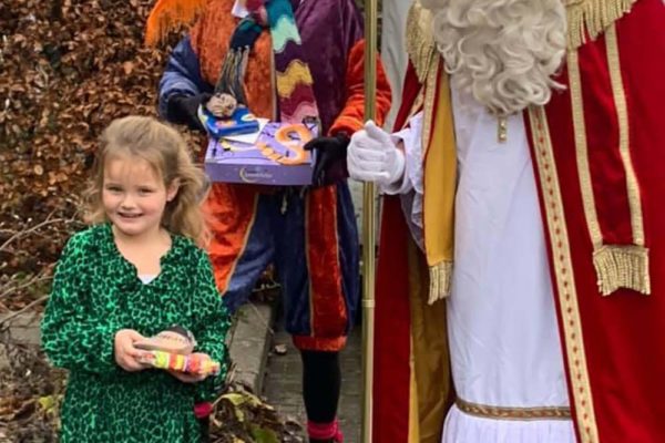 Sint en Piet op bezoek