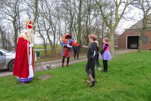 Sint en Piet op bezoek